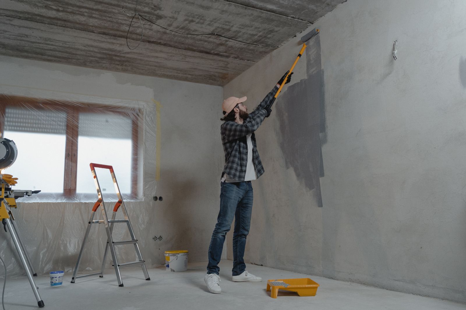 Residential Painting — Total Choice Roofing project in Suwanee, GA